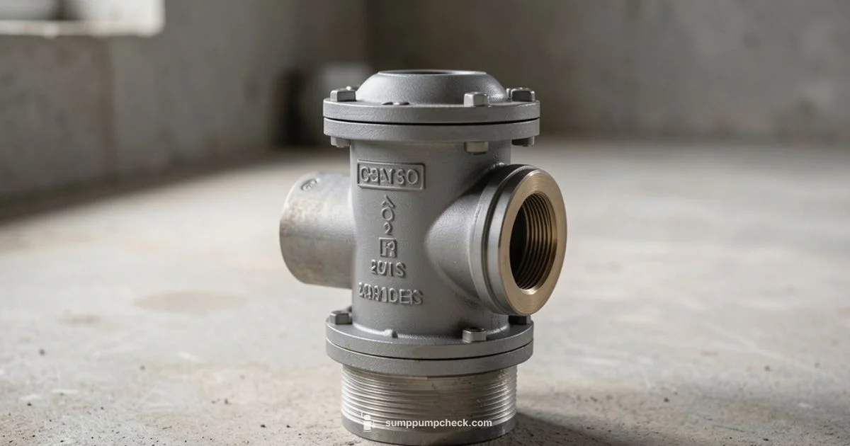 Silent Check Valve - Sump Pump Check