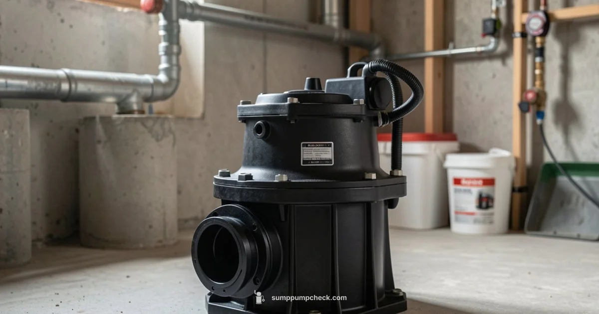 Dimensional Guide - Sump Pump Check