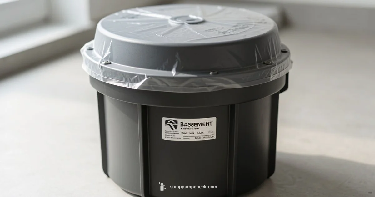 Sump Pump Sealed Cover - Sump Pump Check