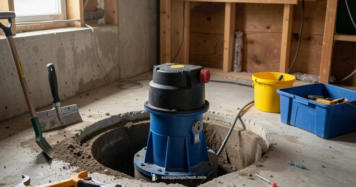 Sump Pump Drain Setup - Sump Pump Check