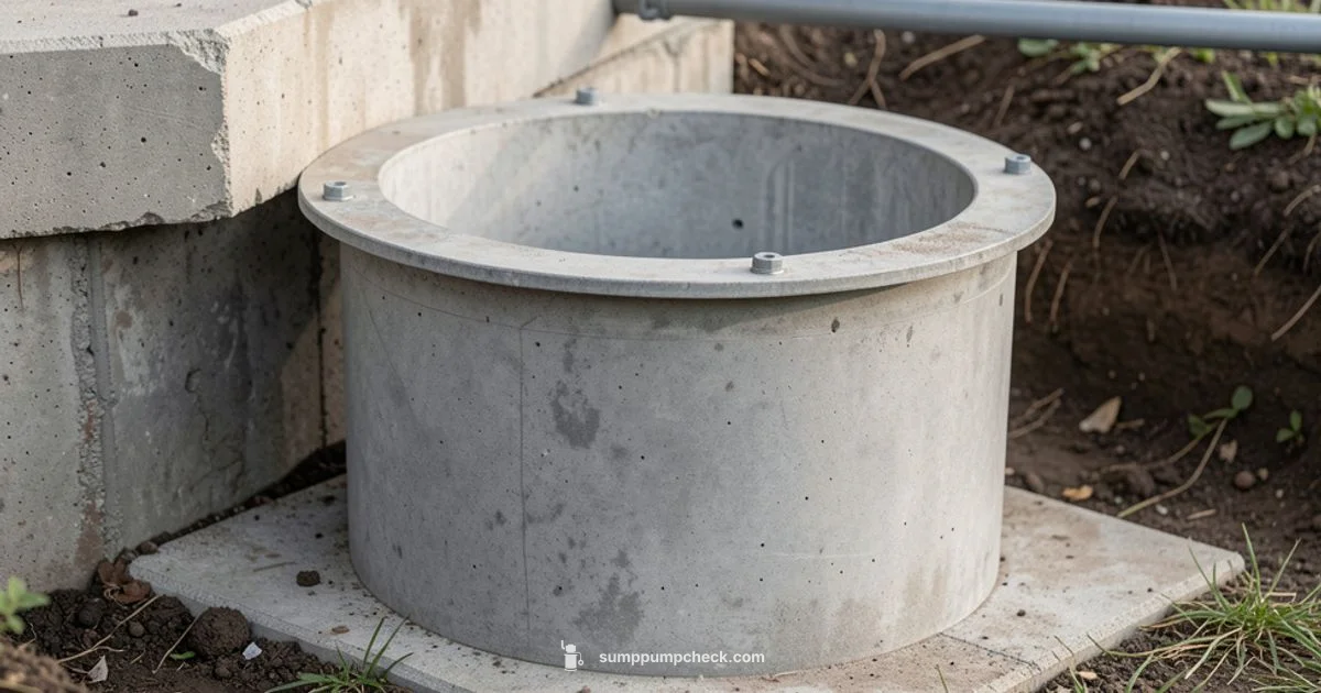 Exterior Sump Pit Guide - Sump Pump Check
