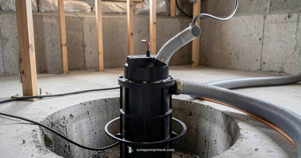 Two Inch Hose Setup - Sump Pump Check