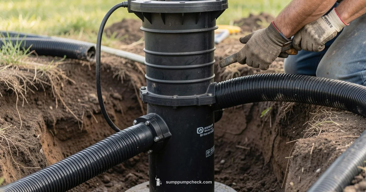 Drain Hose Guide - Sump Pump Check