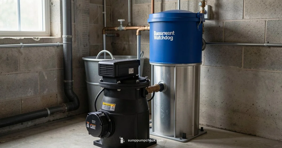 BWE Backup Sump Pump - Sump Pump Check