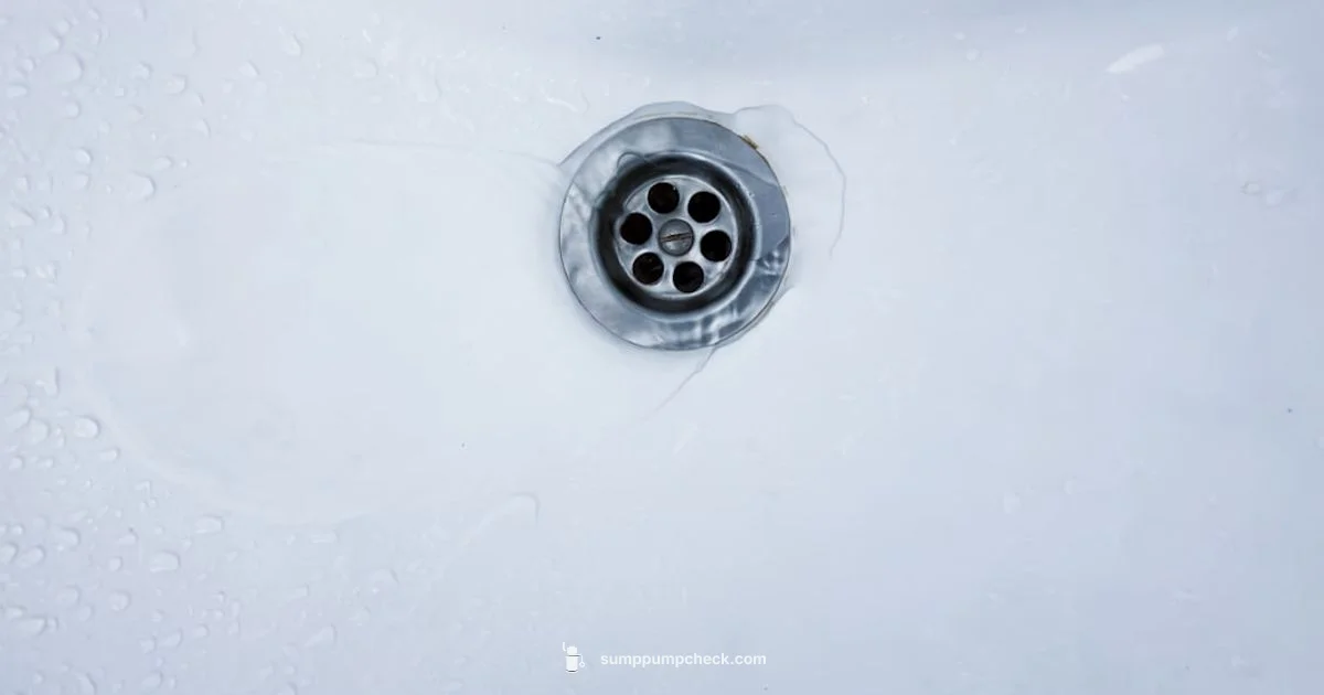 Drain with Sump Pump Drain with Sump Pump - Sump Pump Check