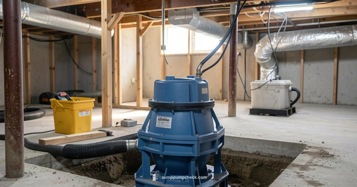 Crawl Space Install Crawl Space Install - Sump Pump Check