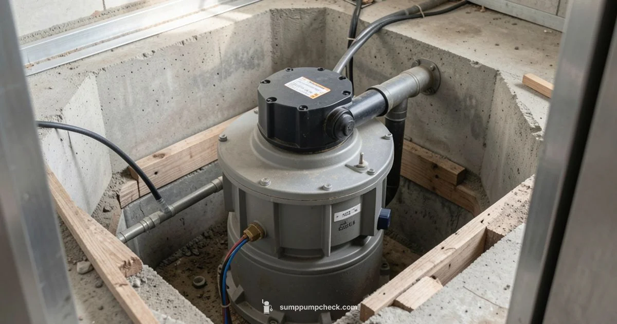 Pit Sump Pump Install - Sump Pump Check