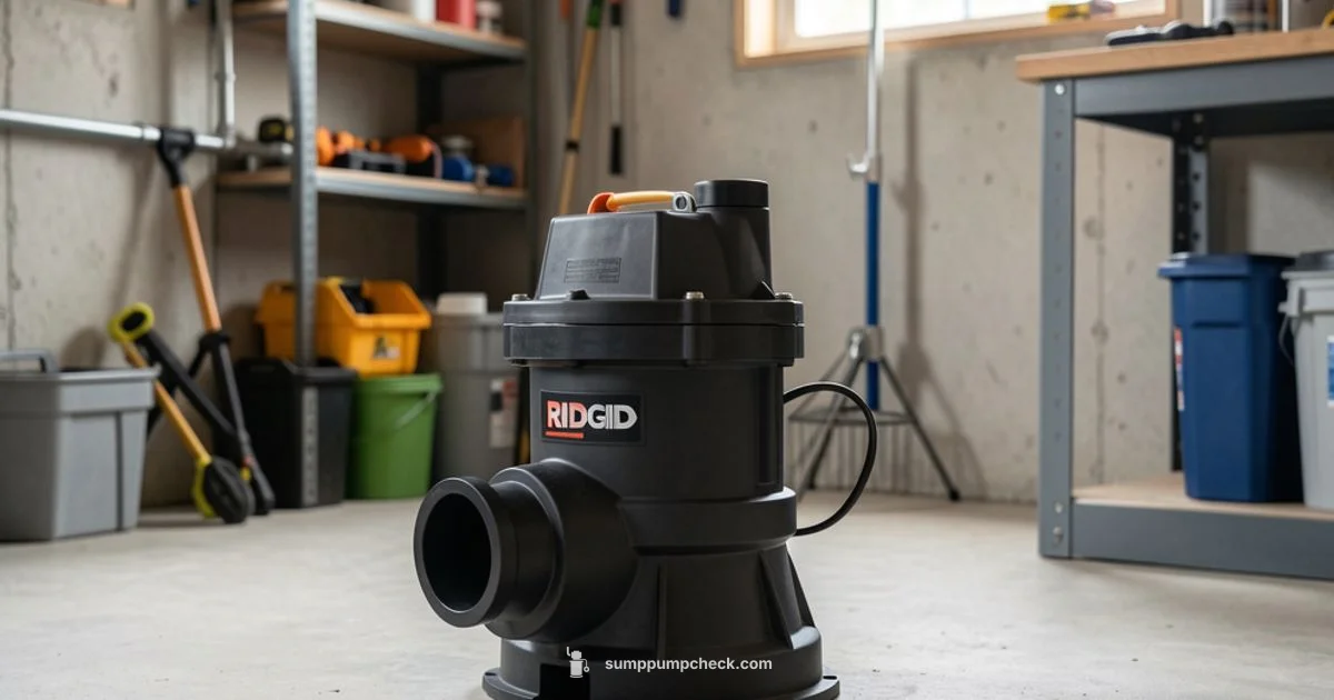 Ridgid Sump Review - Sump Pump Check
