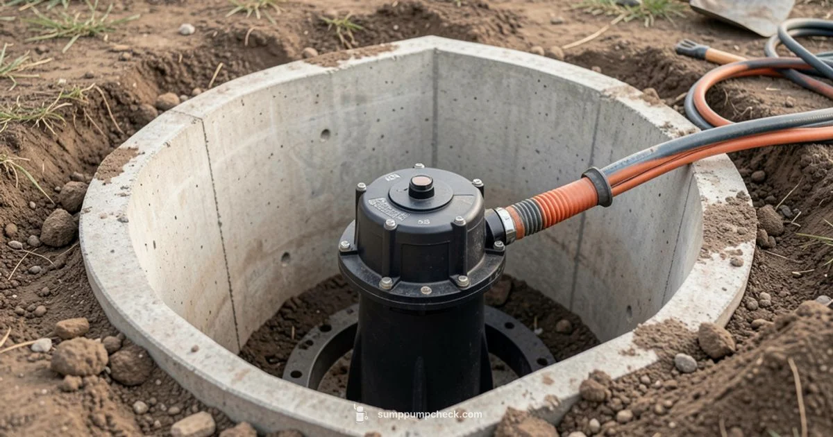 Sump Pump Setup Sump Pump Setup - Sump Pump Check