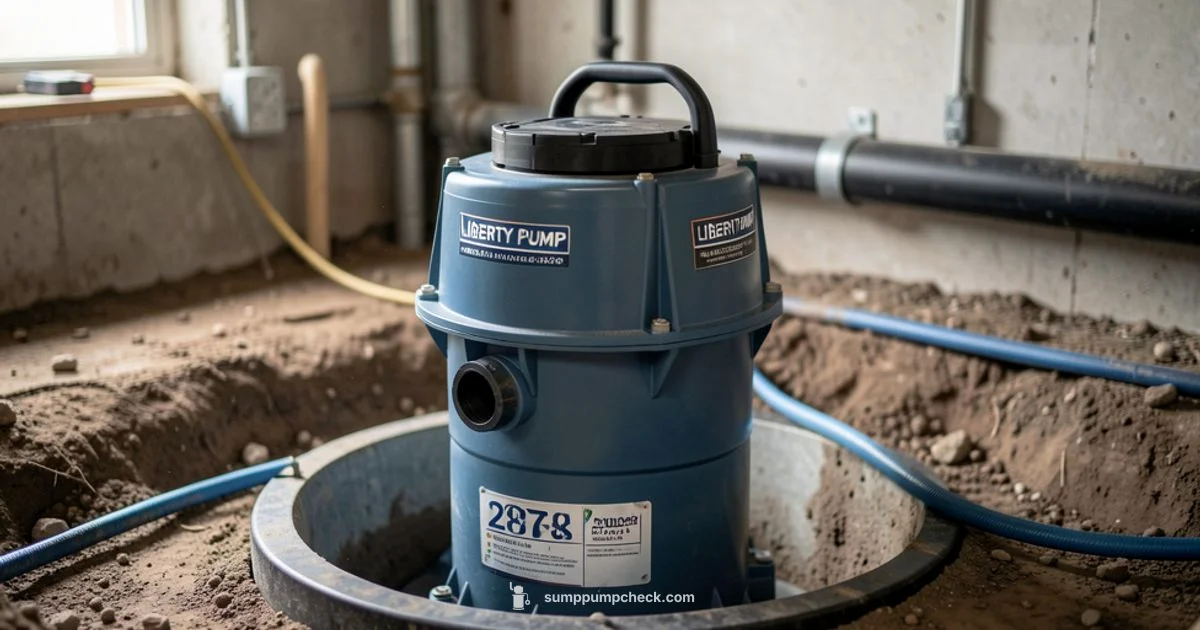 Liberty 287 Setup - Sump Pump Check