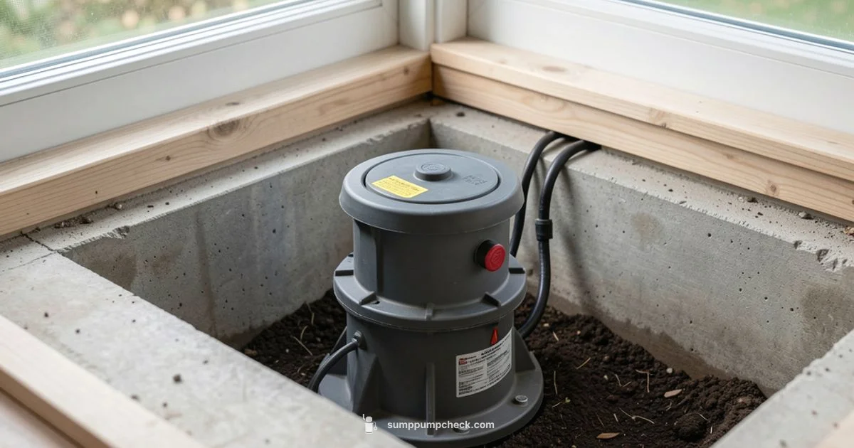 Window Well Sump Pump - Sump Pump Check