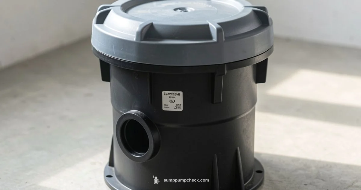 Protective Plastic Cover - Sump Pump Check