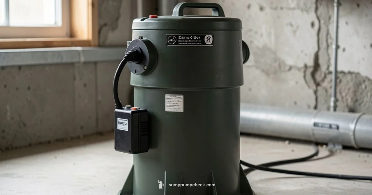 Battery Backup Sump - Sump Pump Check