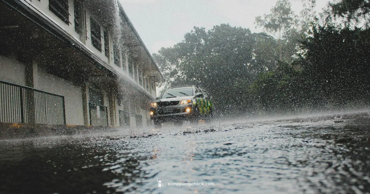 Rainy Basement Sump - Sump Pump Check