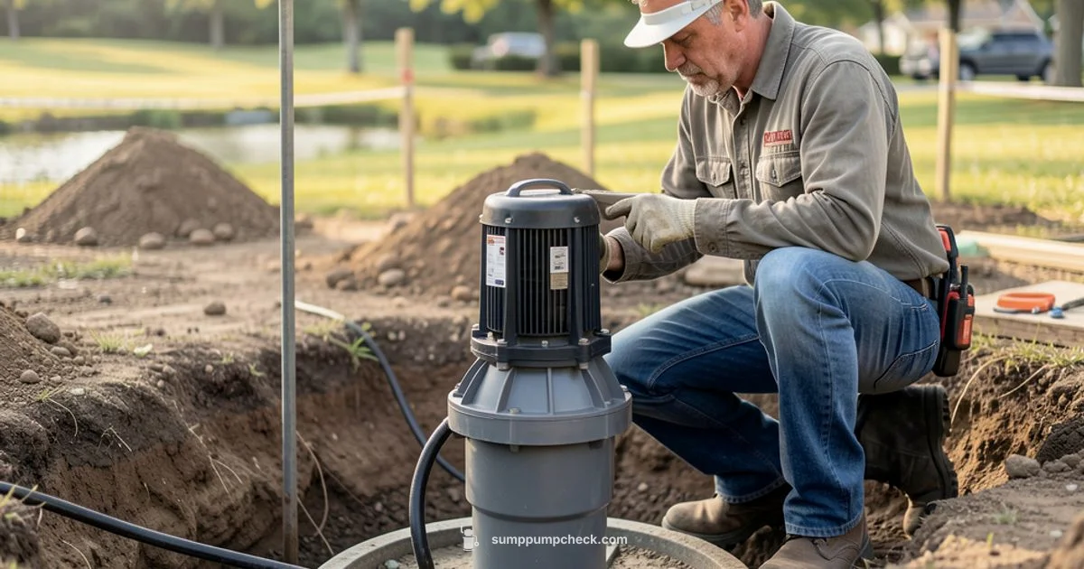 Commercial Sump Install Commercial Sump Install - Sump Pump Check