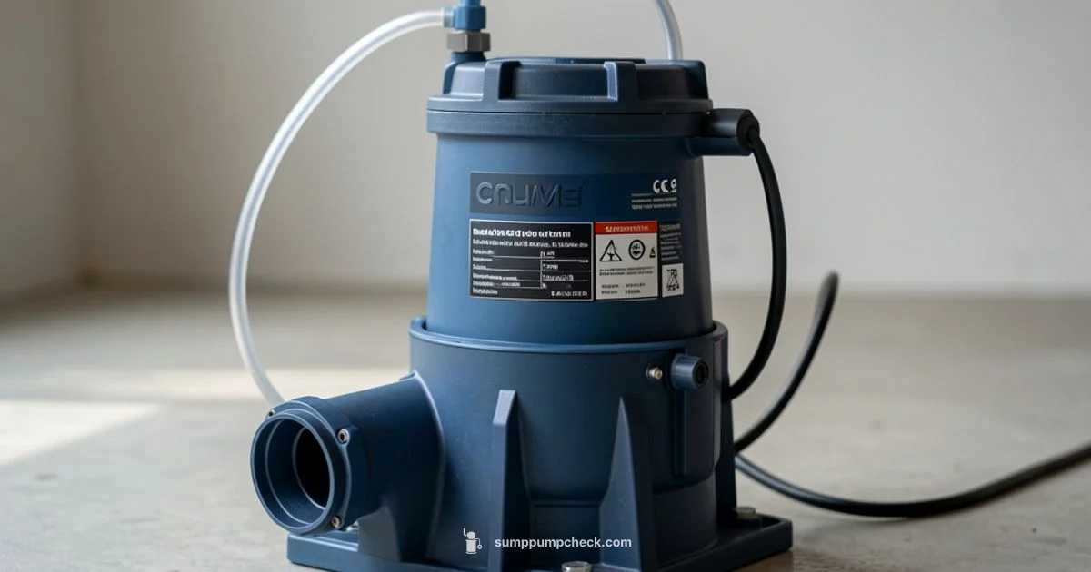 Portable Sump Pump Setup - Sump Pump Check