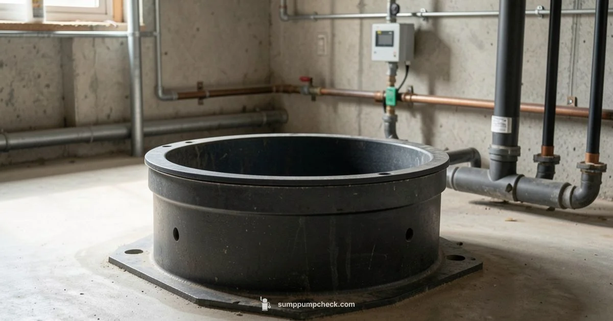 Basement Sump Pit Guide - Sump Pump Check