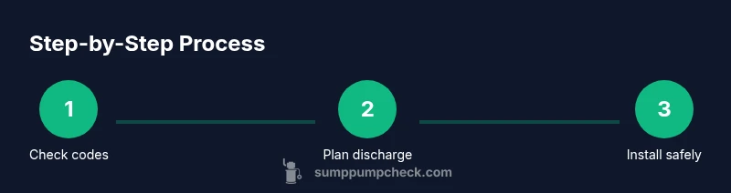 Tailwind infographic showing steps for sewer discharge decisions