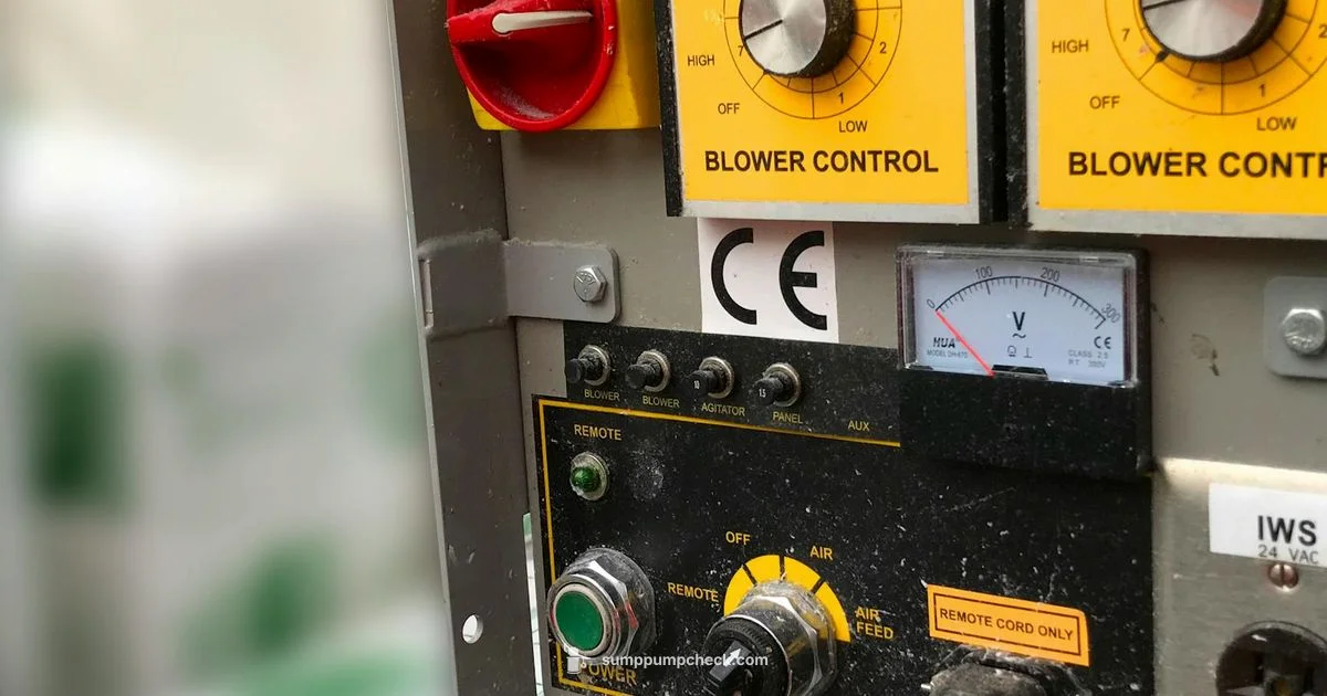 Three Phase Sump Pump - Sump Pump Check