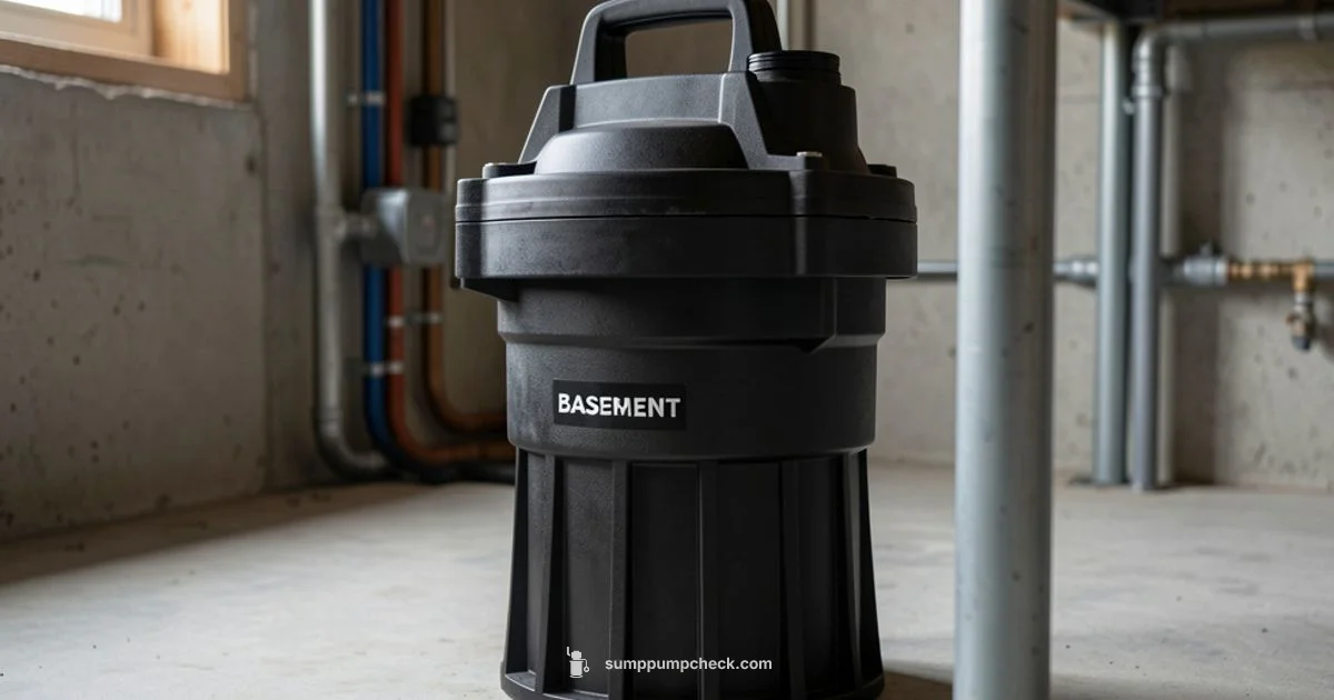 Sump Pump Basics - Sump Pump Check