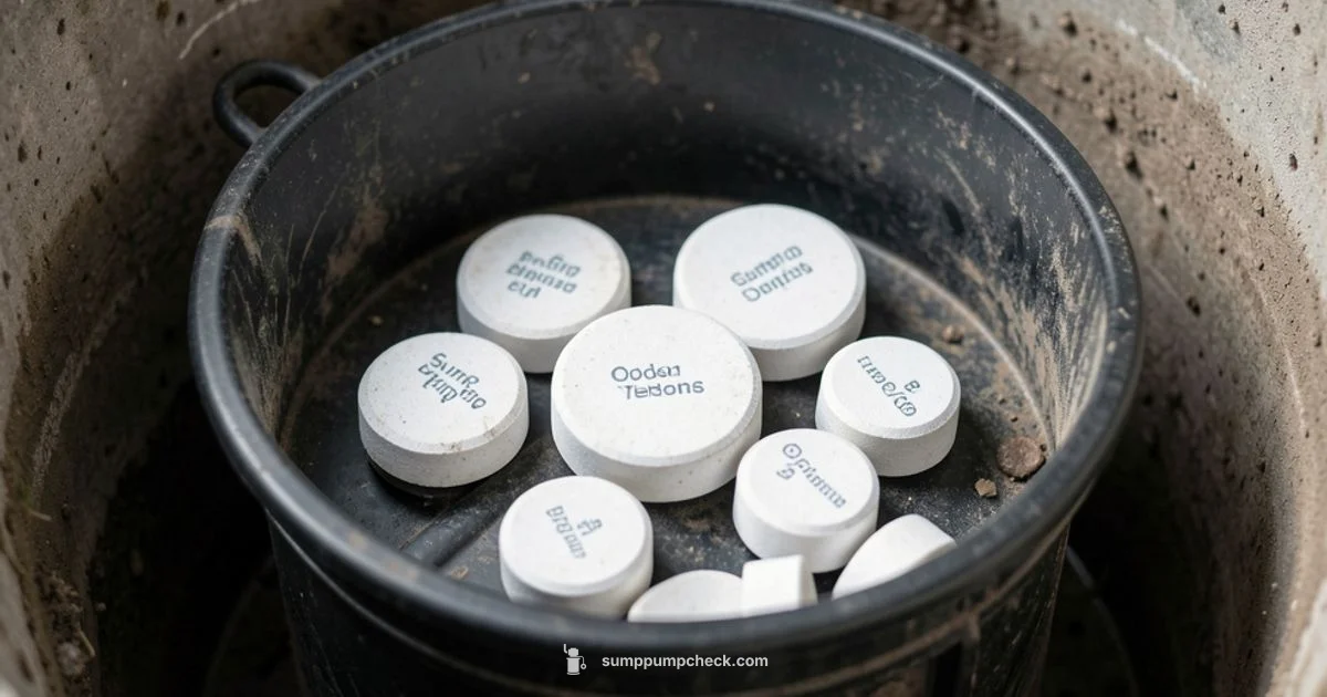 Odor Control Tablets - Sump Pump Check