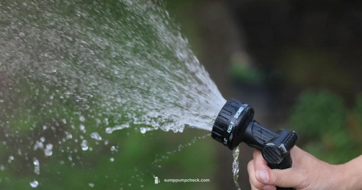 Sump Pump Hose Guide - Sump Pump Check