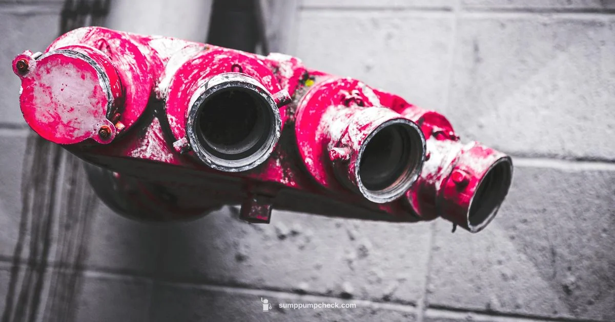 Sump Hose Guide - Sump Pump Check