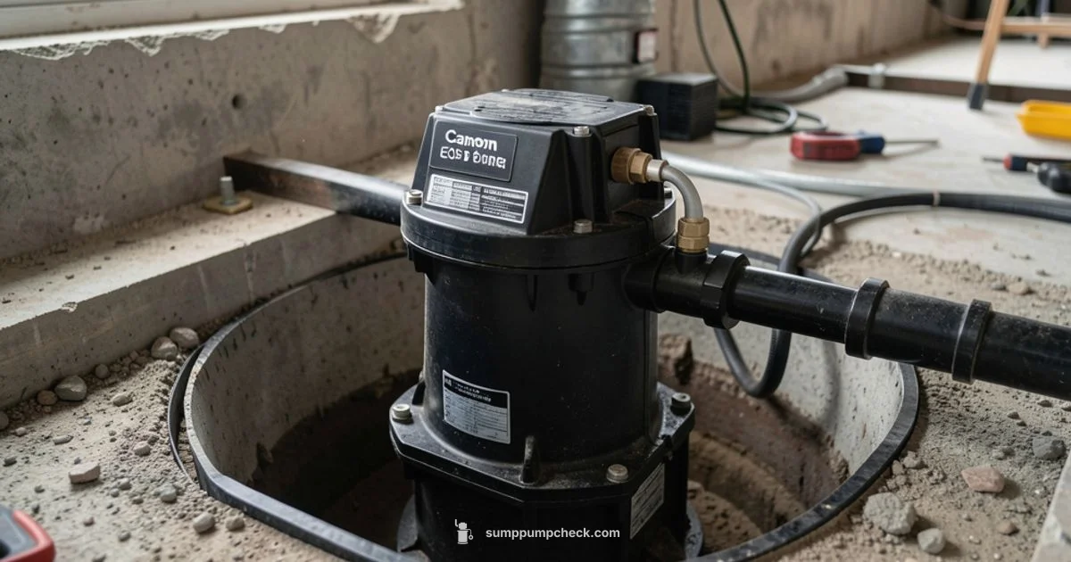 Basement Sump Pump Install - Sump Pump Check