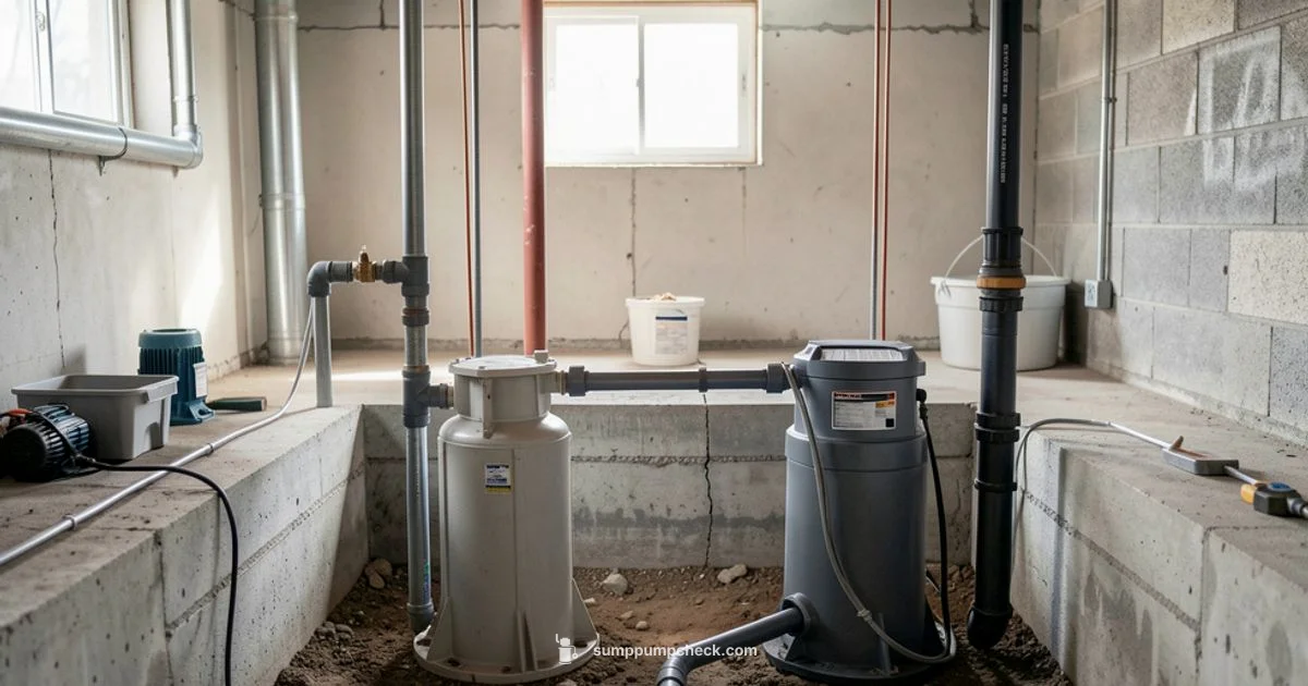 Dual Sump Pump Setup - Sump Pump Check