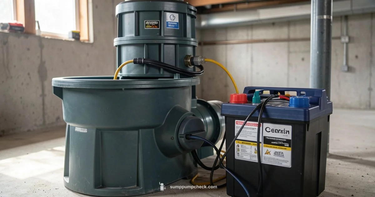 Battery Backup Solution - Sump Pump Check