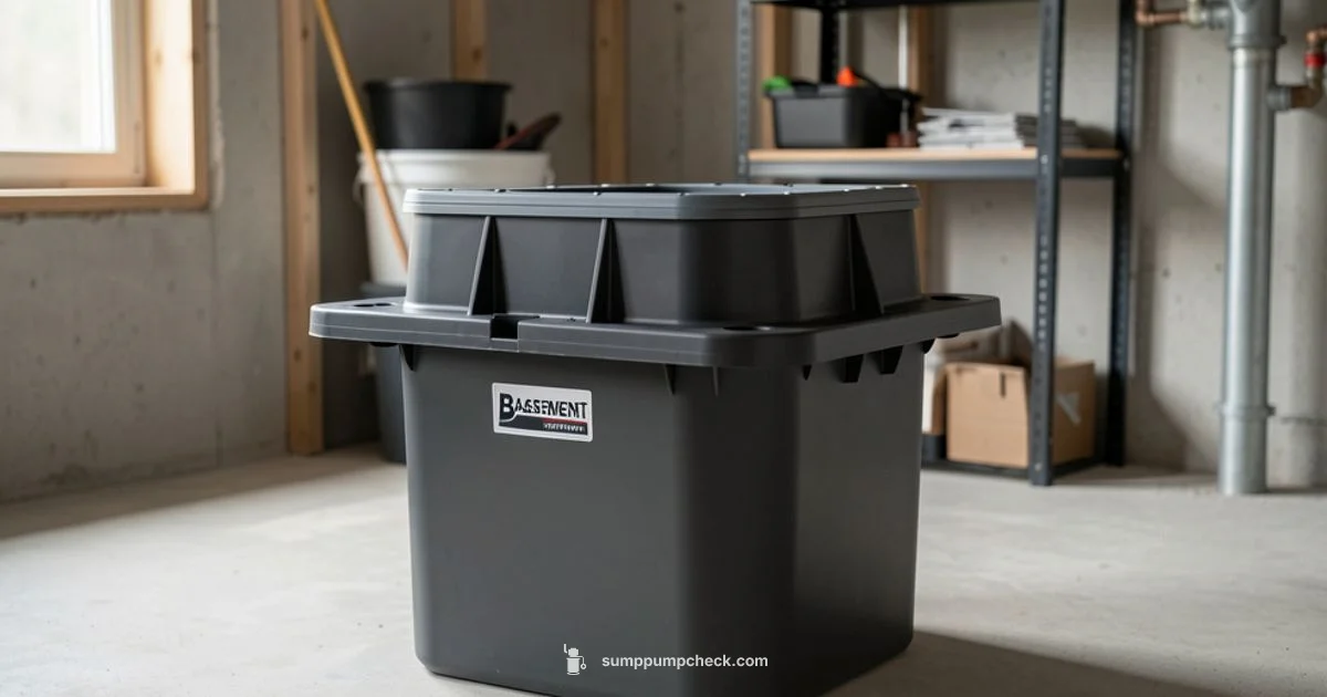 Right Basin Size - Sump Pump Check