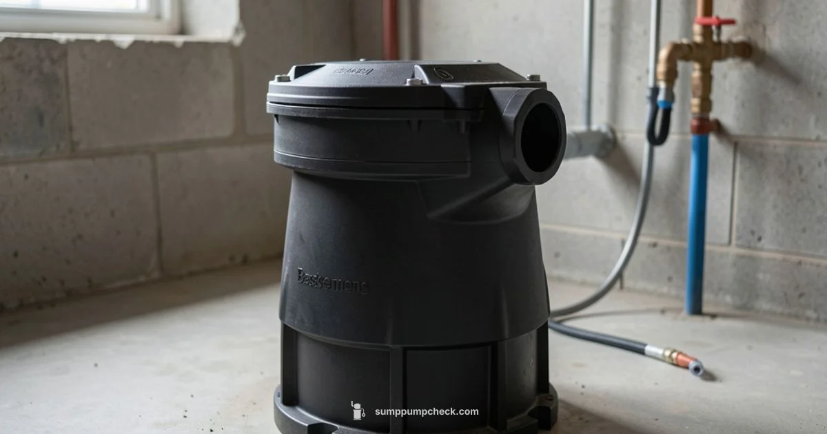 Vertical Discharge Guide - Sump Pump Check