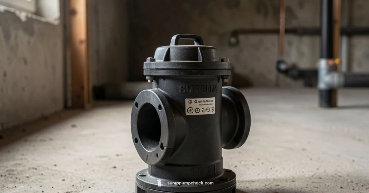 Check Valve Guide - Sump Pump Check