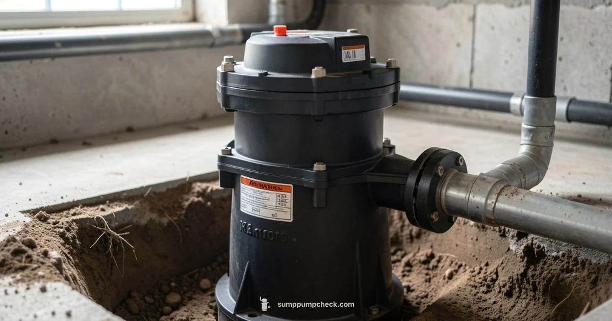 Sump Pump Setup Sump Pump Setup - Sump Pump Check