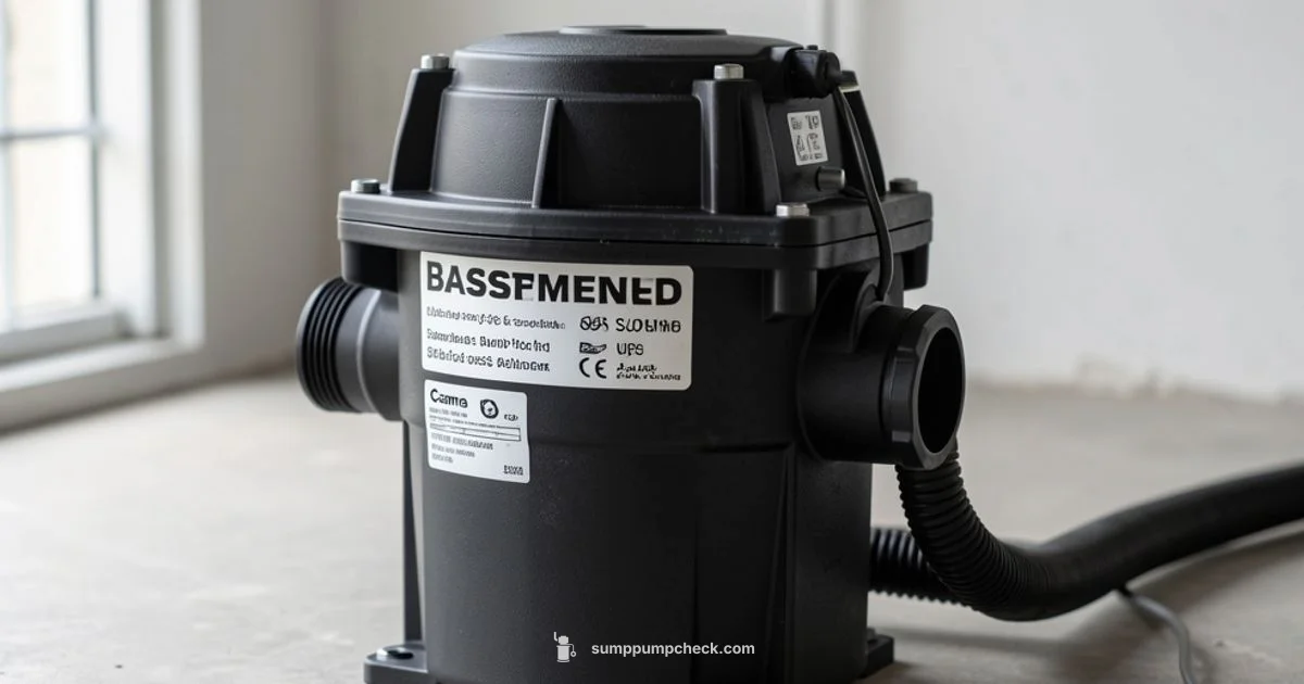 UPS Backed Sump Pump - Sump Pump Check