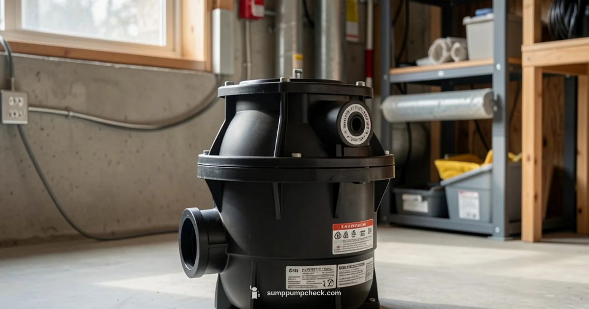 Blocked Sump Pump Line - Sump Pump Check