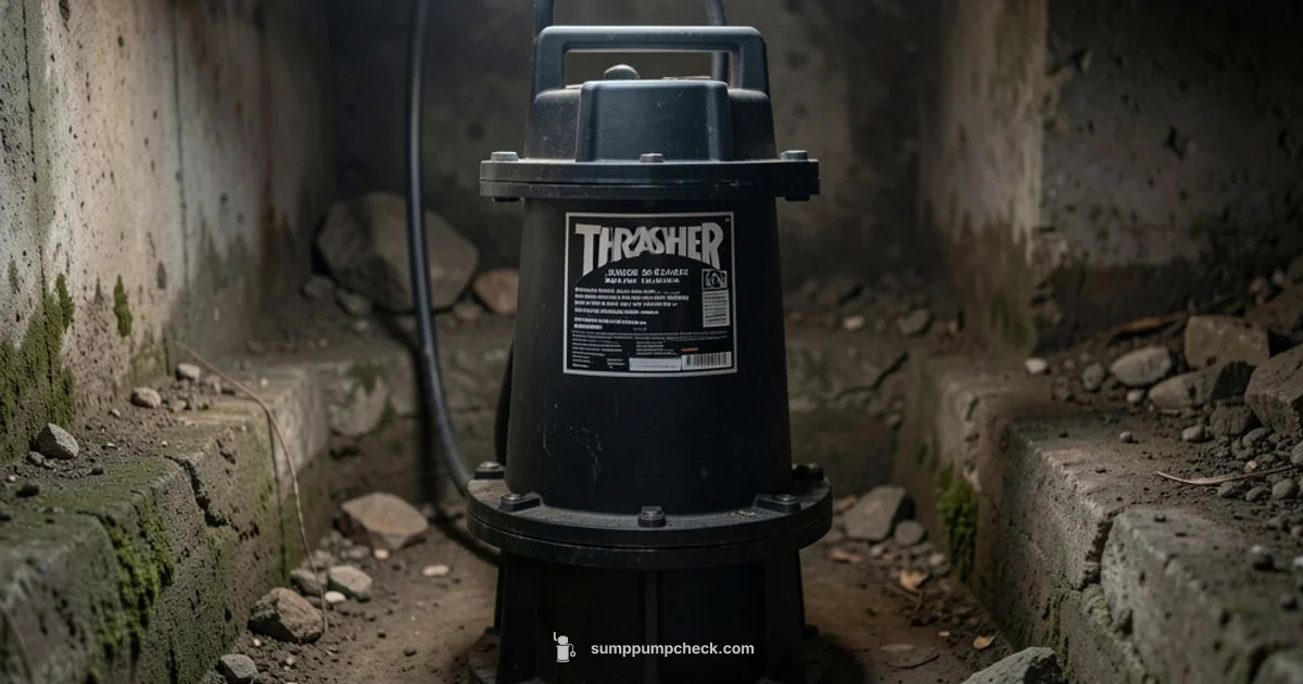 Thrasher Sump Basics - Sump Pump Check