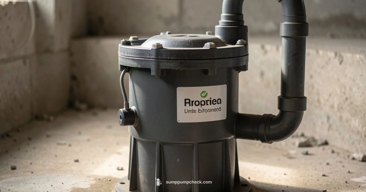 Sump Pipe Guide - Sump Pump Check