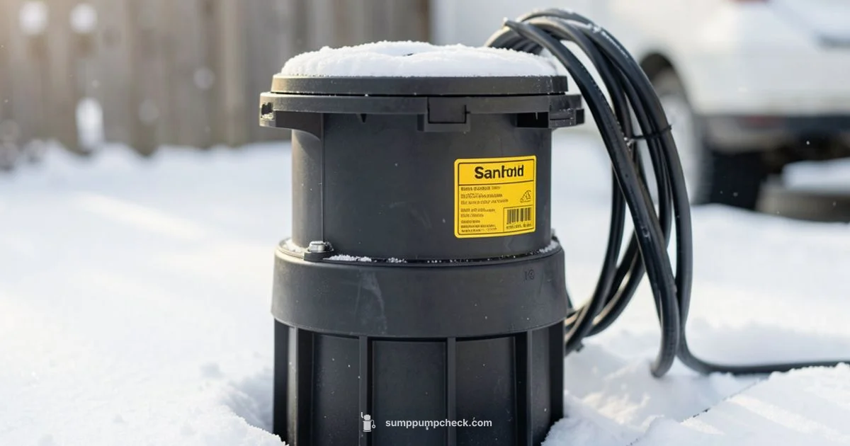 Winter Sump Care - Sump Pump Check