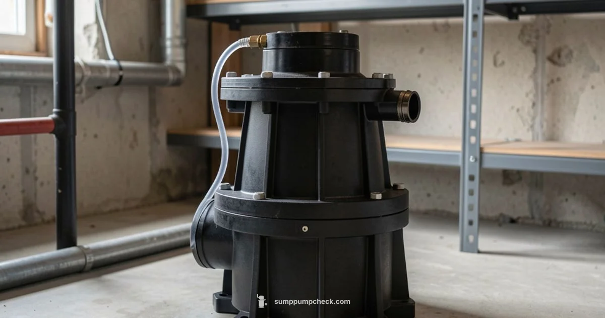 Basement Sump Action - Sump Pump Check