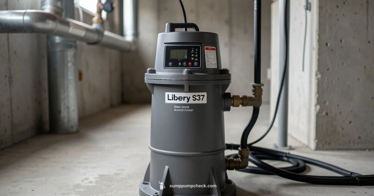 Liberty S37 Review - Sump Pump Check