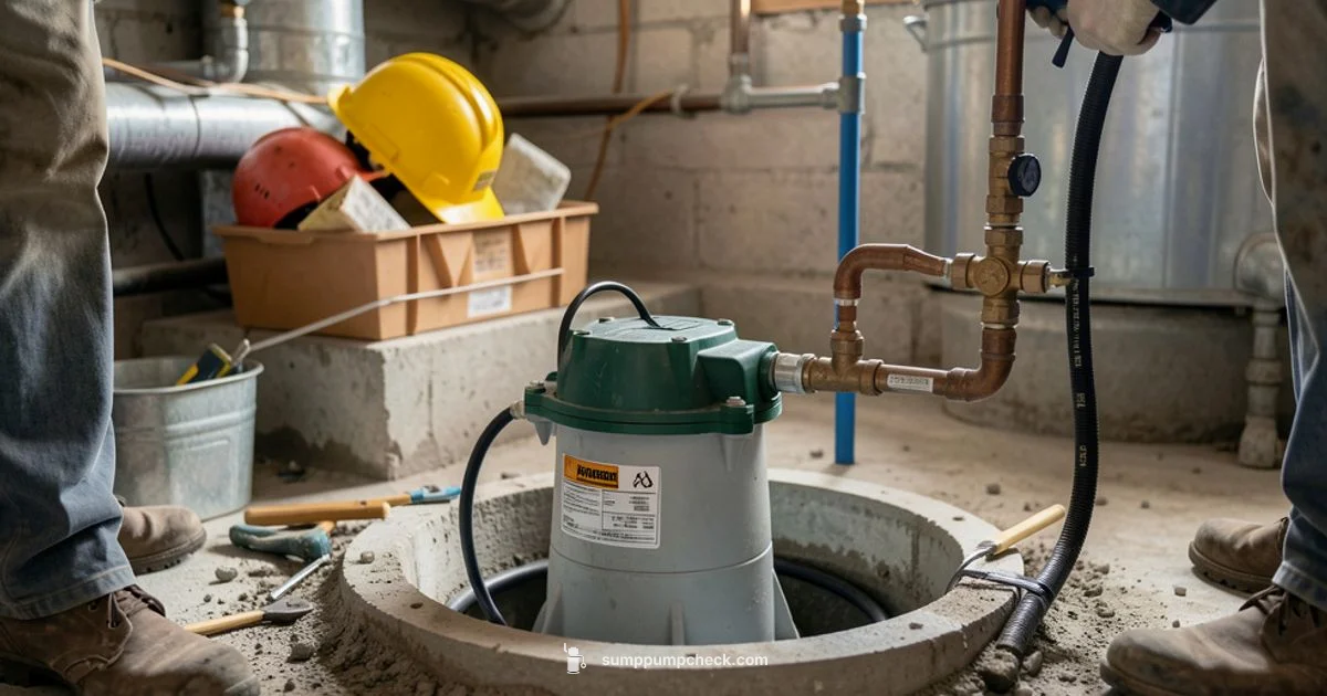 Sump Pump Cleaning - Sump Pump Check