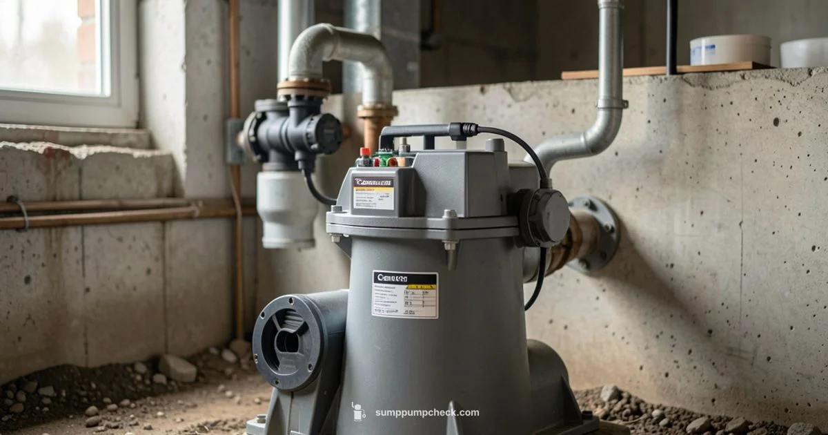 Backup Sump Pump Setup - Sump Pump Check