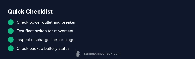Checklist for sump pump maintenance and basement flooding prevention