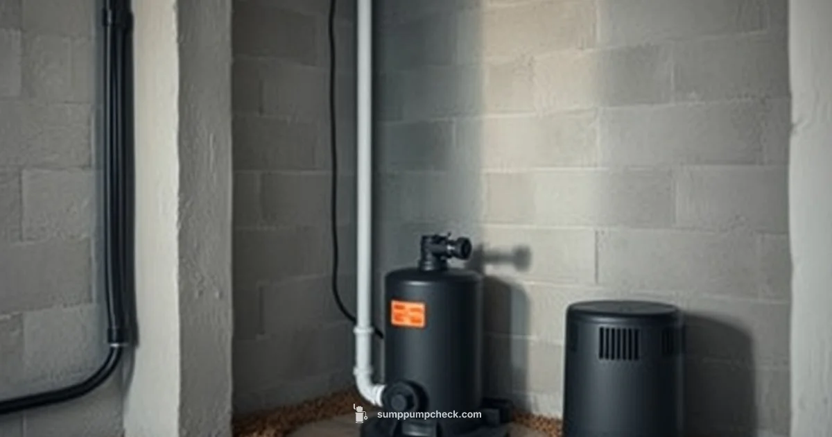 Sump Pump in Action - Sump Pump Check