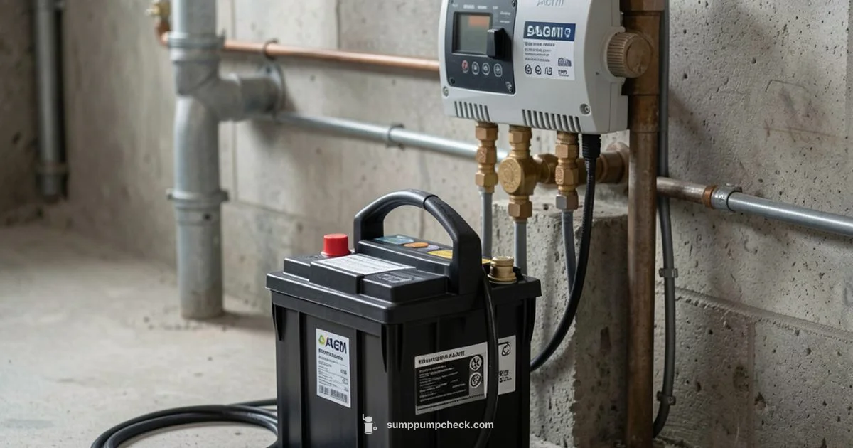 AGM Backup Power - Sump Pump Check