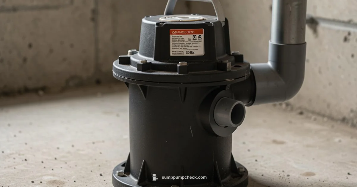 Sump Pump Connection Sump Pump Connection - Sump Pump Check