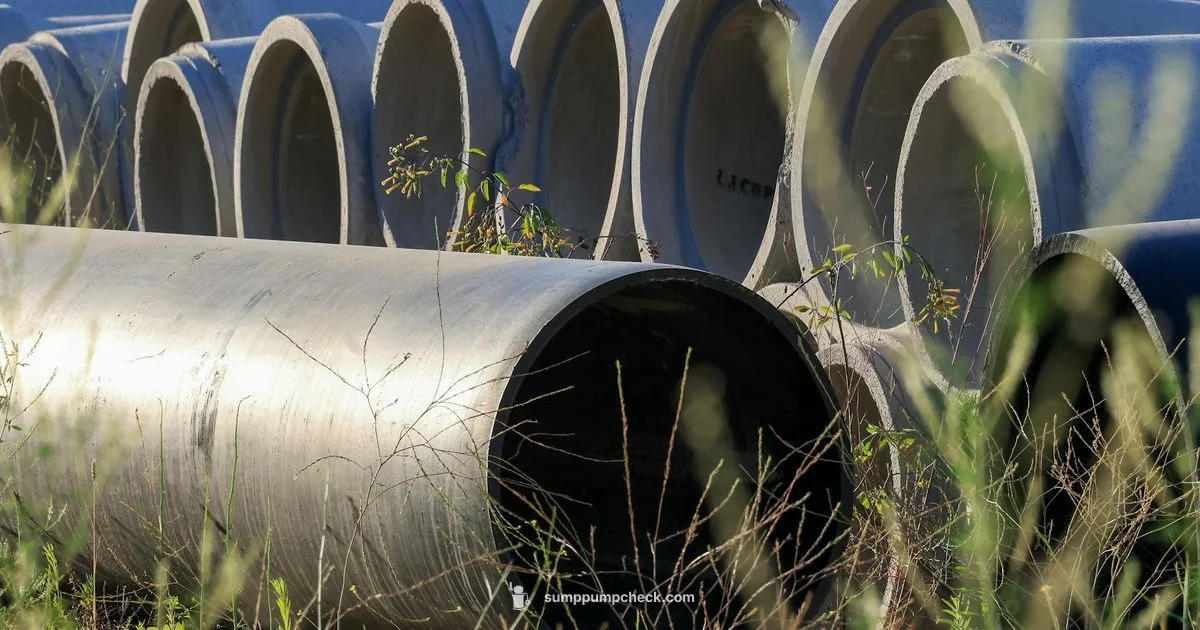 Drainage Pipe Guide - Sump Pump Check