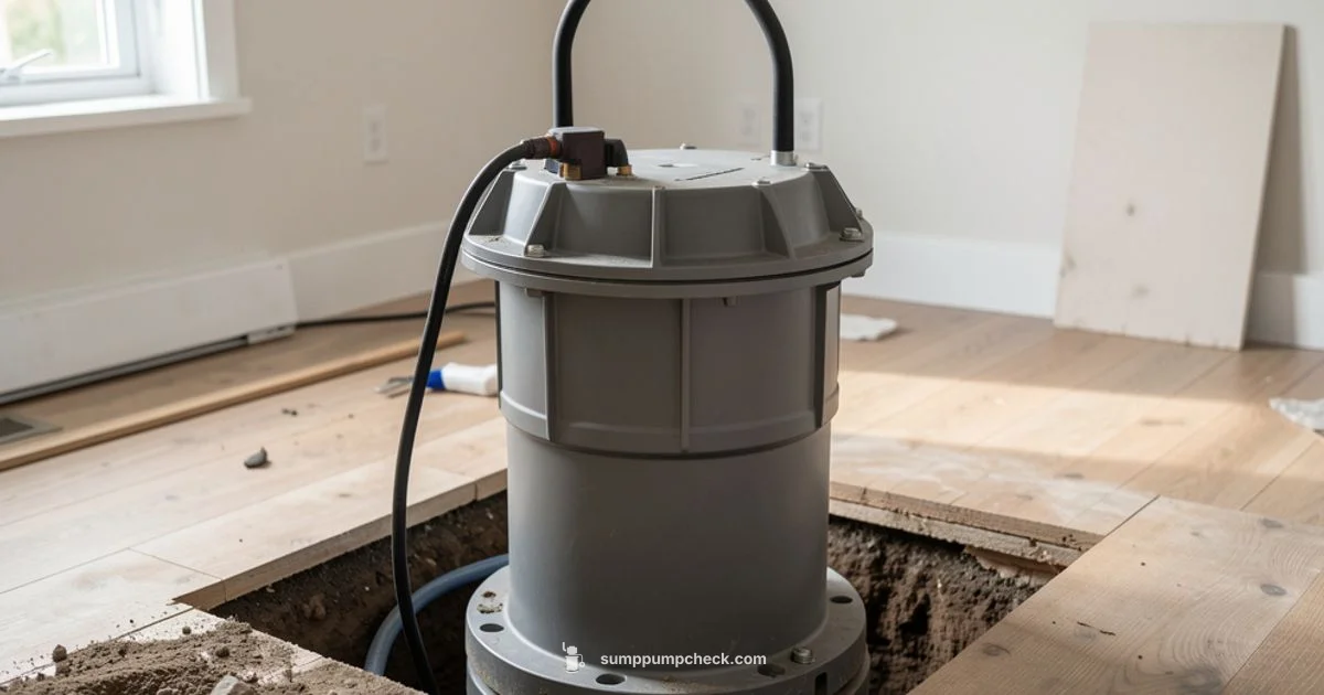 Pedestal Sump Pump Replacement - Sump Pump Check