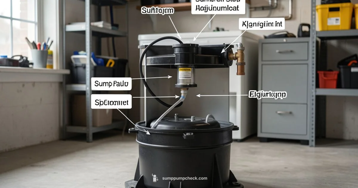 Float Adjustment Diagram - Sump Pump Check